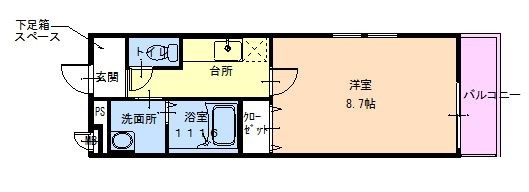 フジパレス武庫之荘Ⅱ番館の間取り