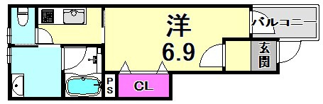 CROUD甲子園里中町の間取り