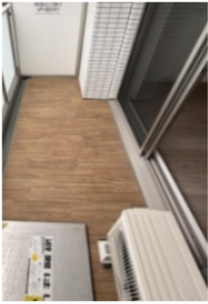 プレサンス堺筋本町センティスのバルコニー