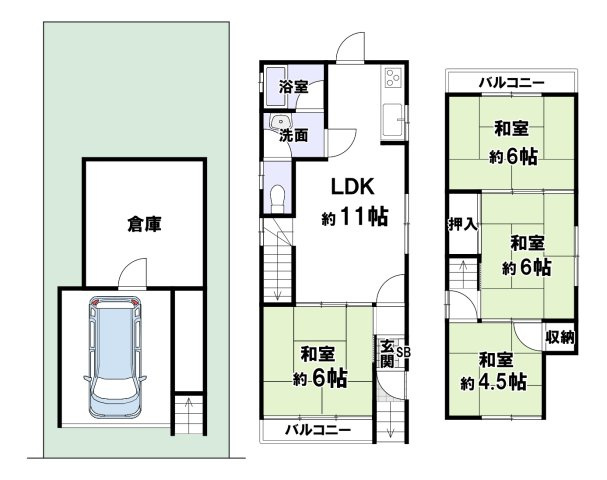 栄町4丁目の間取り