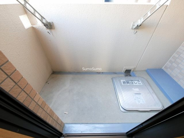 プレサンス内本町のバルコニー