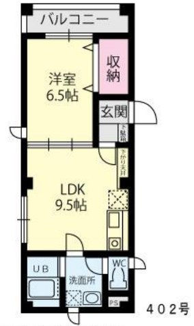 クレッソ六甲道の間取り