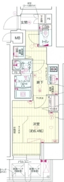 プレサンス松屋町グレースの間取り