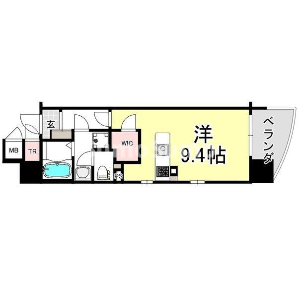 クラウンハイム本町EASTの間取り