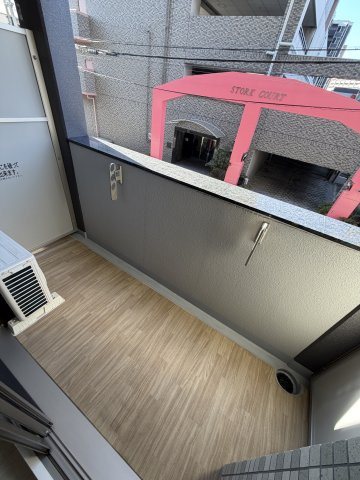 エスリード神戸兵庫駅アクアヴィラのバルコニー