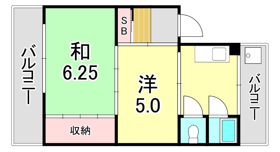 ロイヤルハイツの間取り