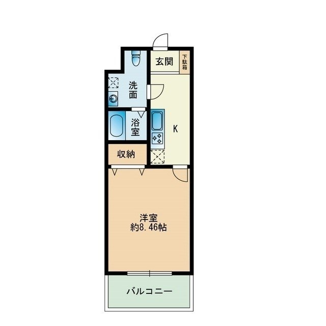 ビューサイト大濠南の間取り