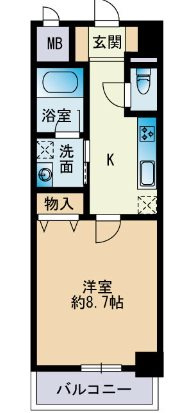グランディール大濠の間取り