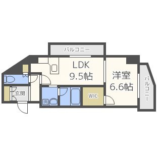 ダイナシティ北浜の間取り