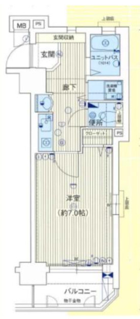 プレサンス東本町の間取り