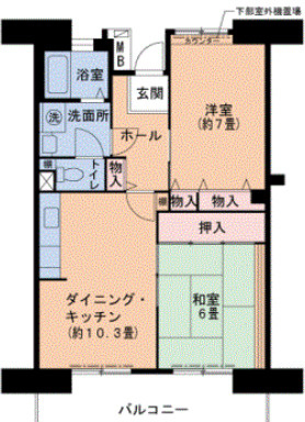 グリーンヒルズ六甲の間取り