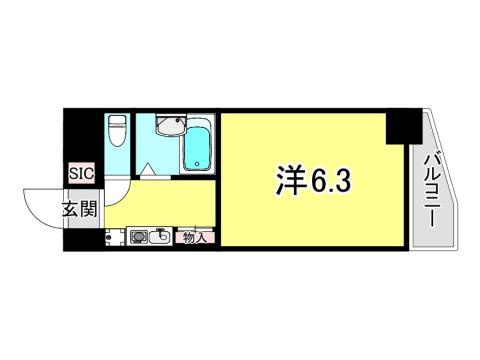 サンライズ長田の間取り