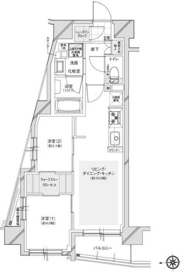 【間取り】 | ラ・グラース本川越
