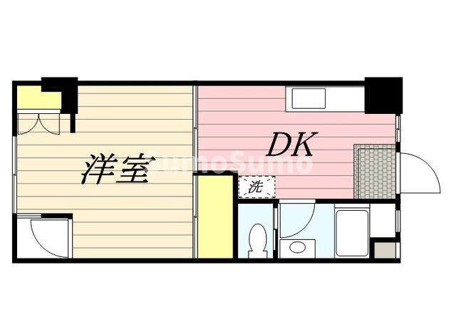 フドウ赤坂の間取り