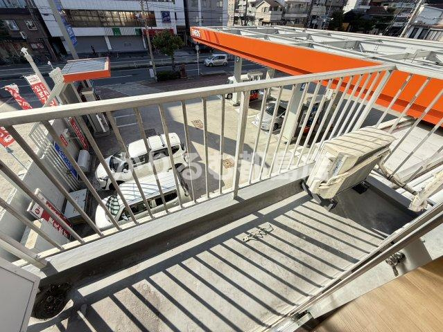 蔵王ハイツのバルコニー