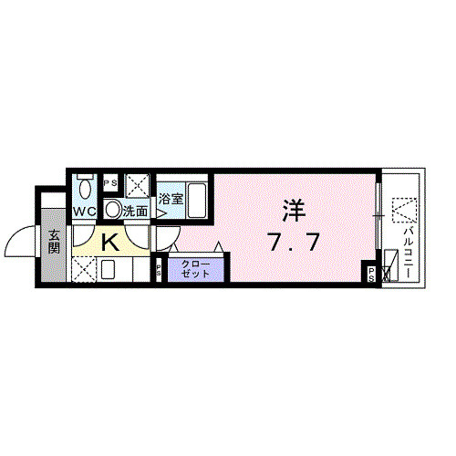 ウエスト　シックスの間取り