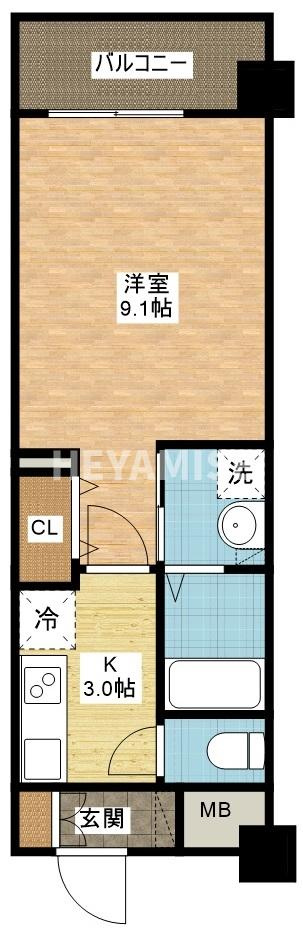 フロンティアききつⅠの間取り