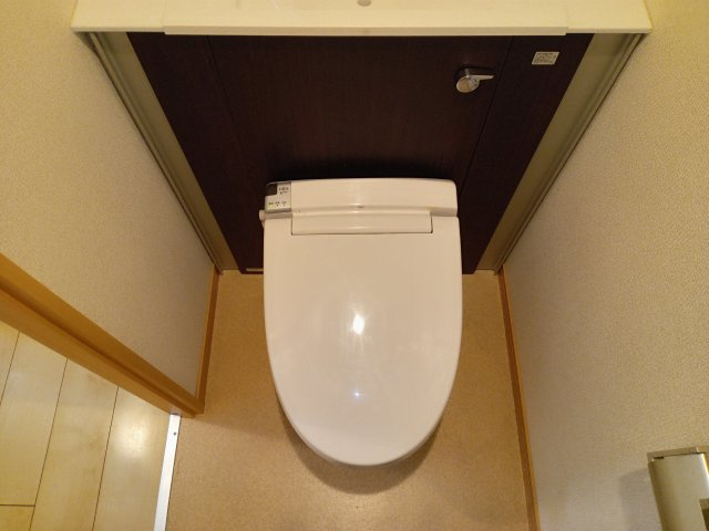 川崎市多摩区登戸の賃貸マンションのトイレ|清潔感のあるトイレです