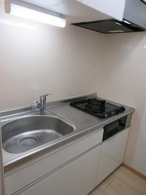 川崎市多摩区登戸の賃貸マンションのキッチン|きれいなキッチンです