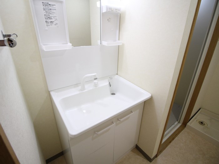 箕浦マンションの洗面所
