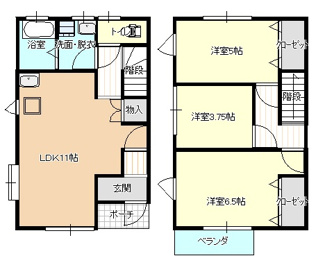 【間取り】 | サンライト大谷
