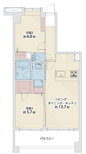 コスモ参宮橋パークビューの間取り