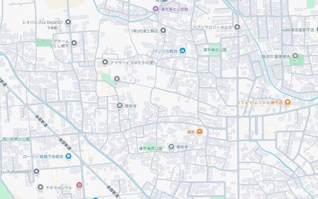 姫路市網干区津市場　　中古戸建の地図