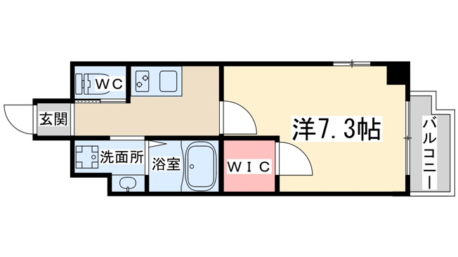【間取り】 | ビガーポリス405同心3
