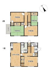 【間取り】 | 岩国市立石町四丁目戸建