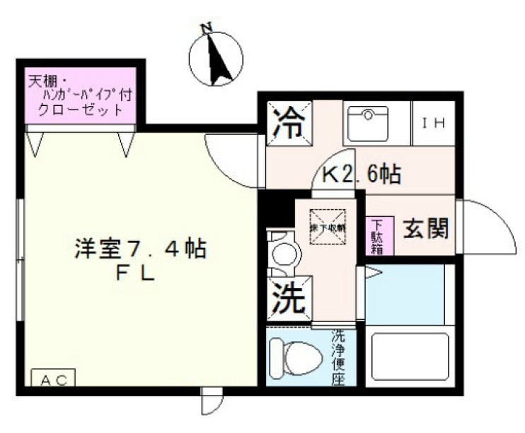 エスパシオ梅田 の間取り