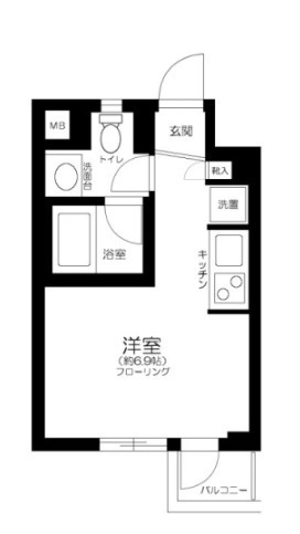 プレール・ドゥーク新宿御苑の間取り