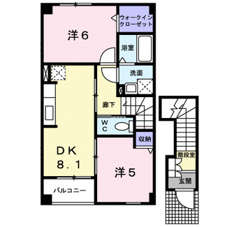 【間取り】 | ラフレシールⅠ