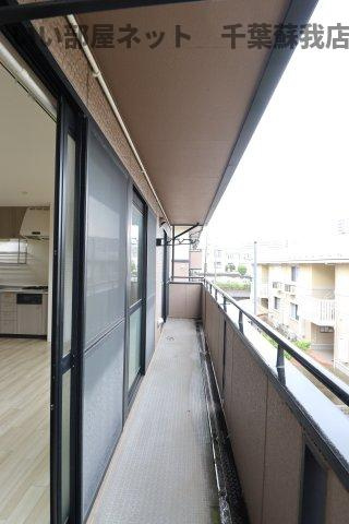 ドリームマウンテン　Ｄのバルコニー|落ち着いた時間を過ごせるバルコニーです