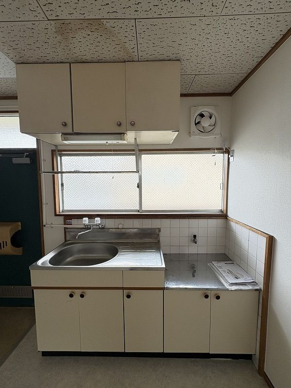 ちとせ荘のキッチン|シンプルなキッチンです