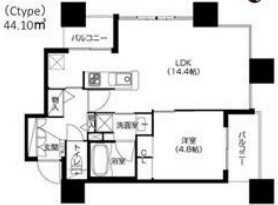 【間取り】 | アーバネックス神戸水木通