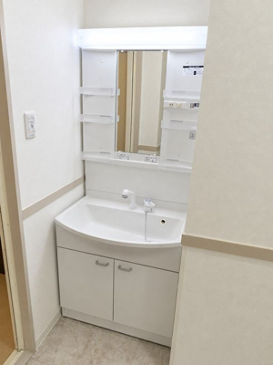 【洗面所】 | フレンドリーテラス上福岡 | 使いやすい洗面所です