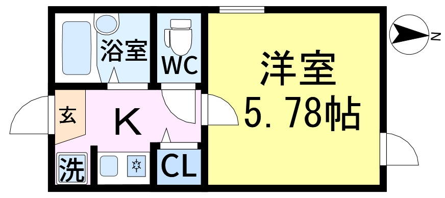 ボンボニエール新小岩の間取り