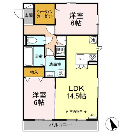 リベラマーロの間取り