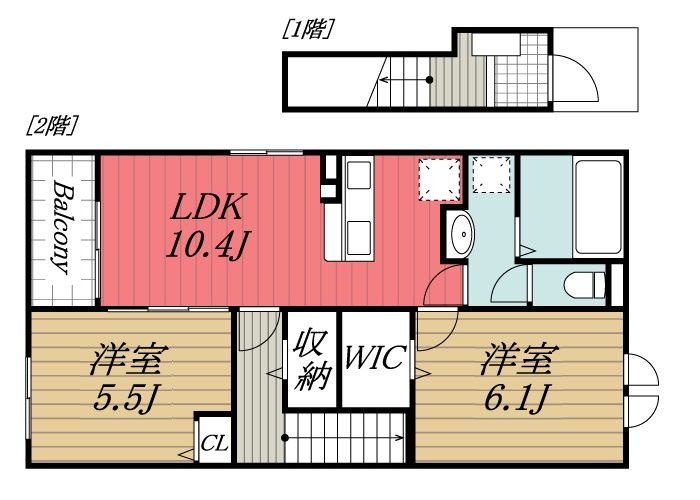 【間取り】 | ベルウッド八街　Ⅴ