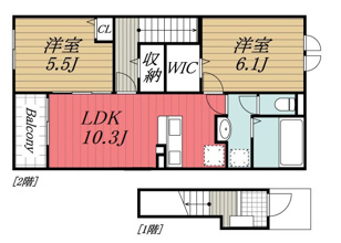 【間取り】 | ベルウッド八街　Ⅴ