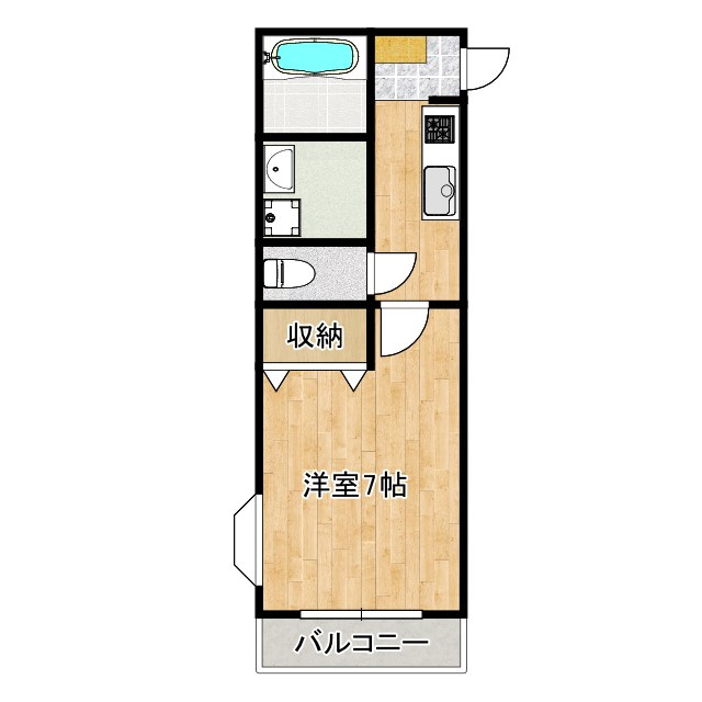 グリムコートの間取り|間取り図です