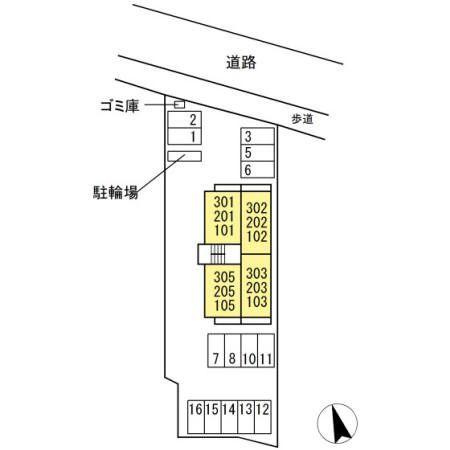 ジャスミンＨＹＭ Ⅰの駐車場
