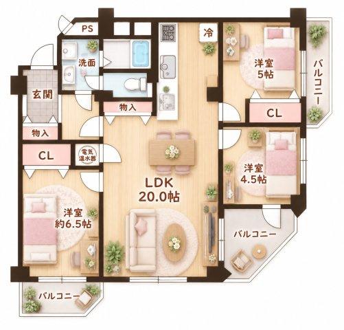 藤阪ハイツB壱棟の間取り|間取り図はいかがですか？ご希望を叶える間取りですか？リビングの広さは？水回りの位置は？カウンターキッチン？など色々な情報が集約されています。弊社ではリフォームなどのご相談も承っております。