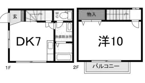 レインボータウン中手崎の間取り