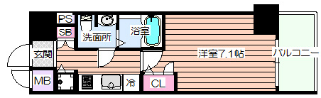 【間取り】 | スワンズシティ大手前ソレイユ