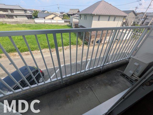 KNコーポのバルコニー