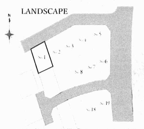 茅ヶ崎市柳島海岸　新築戸建全19区画の区画図