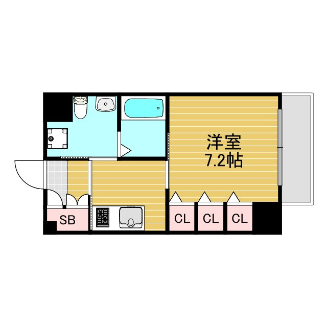 セントアミー東三国の間取り