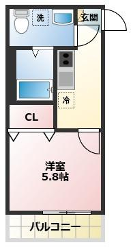 ALTO淵野辺の間取り