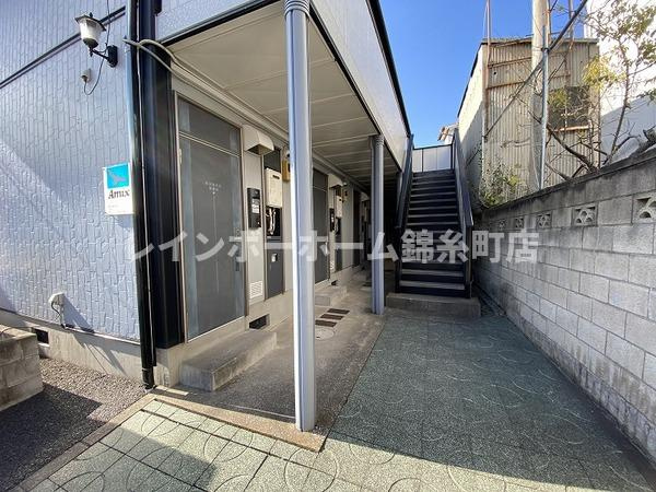 パークステュディオ堀切菖蒲園Ａのエントランス
